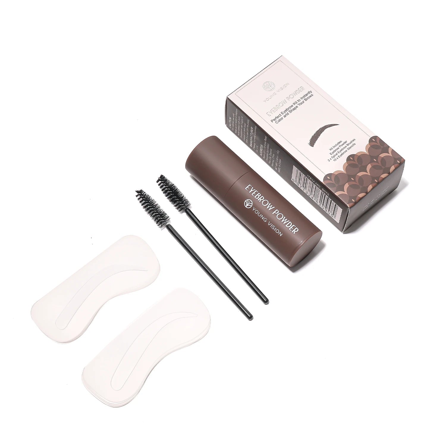 BrowPerfect™ – Waterproof Eyebrow Stamp & Stencil Kit (10 Shapes) - My Store
