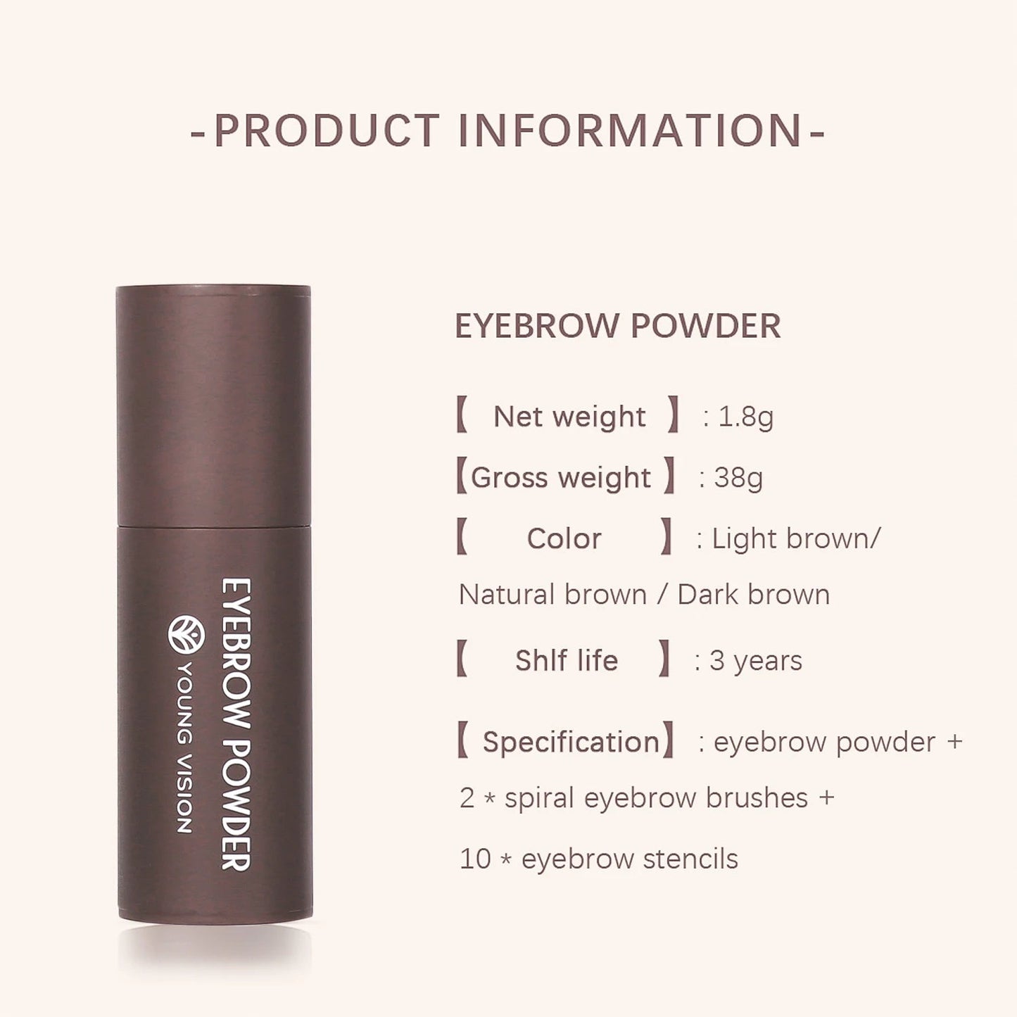BrowPerfect™ – Waterproof Eyebrow Stamp & Stencil Kit (10 Shapes) - My Store